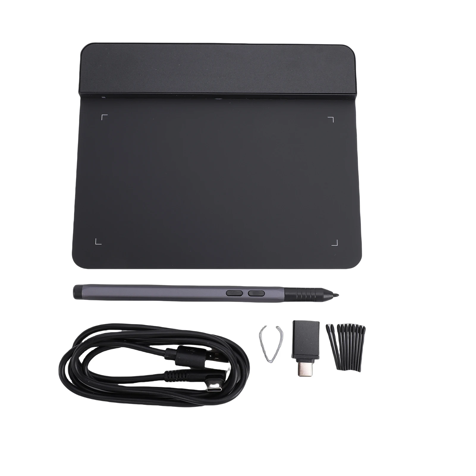 

New BOSTO T430 4x3 Inch Graphics Drawing Tablet with 16K Stylus Pen 10 Pen Nibs OTG Adapter for Win/MAC/Android Teaching Online