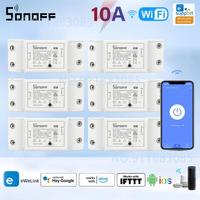 SONOFF RFR2 WiFi DIY Smart Switch 433MHz Smart Home Automation Module Via Ewelink APP Remote Control Work With Alexa Google Home