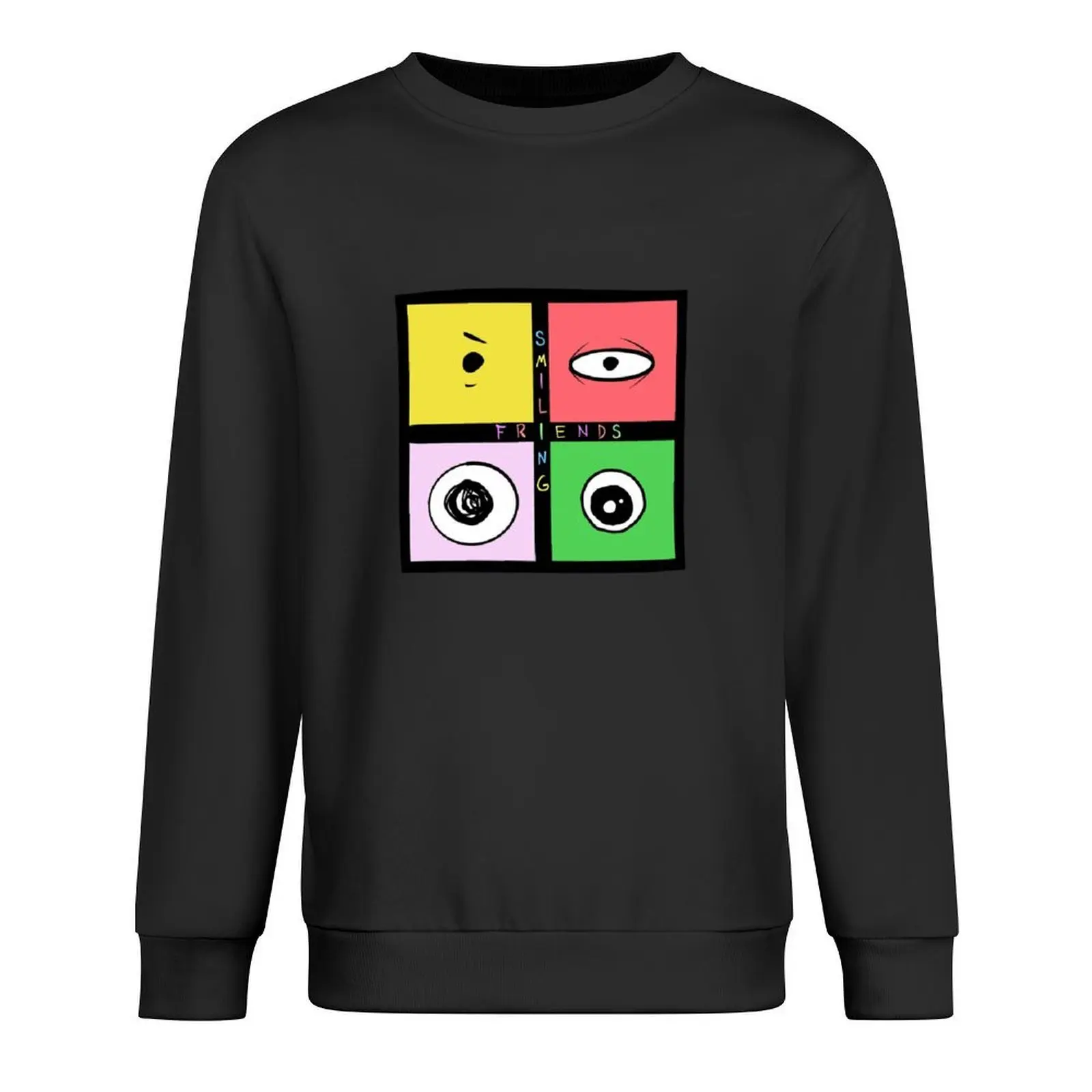 

SMILING FRIENDS - poster. Gleb or Glep, bliblie, Pim, Alan, Grim (author's art) Pullover