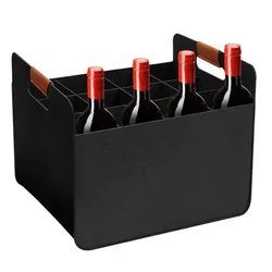 37X32X27CM12 Bottle Foldable Detachable Gift Wine Bags For Wine Bottles Liquid Carrier Protector For Wedding/Part/Camping/Picnic