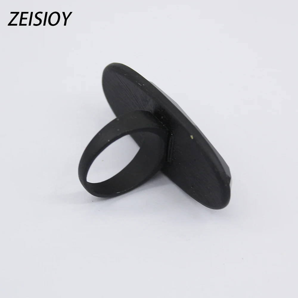 Z Bohemian Black Stone Joint Ring for Women and Men Charm Drop Oil Large Joint Ring Gothic Jewelry Accessories