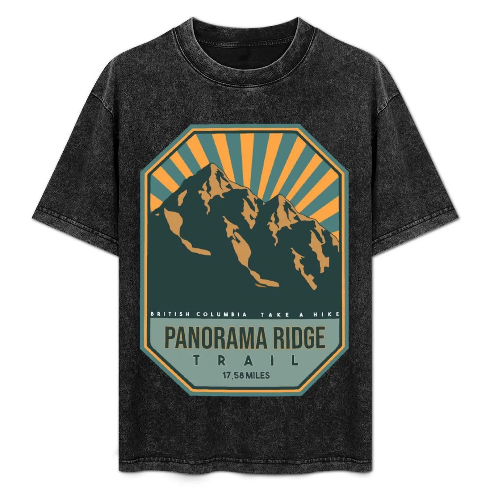 Panorama Ridge Trail British Columbia Hiking Trail T-Shirt affliction shirts kawaii clothes mens t shirt