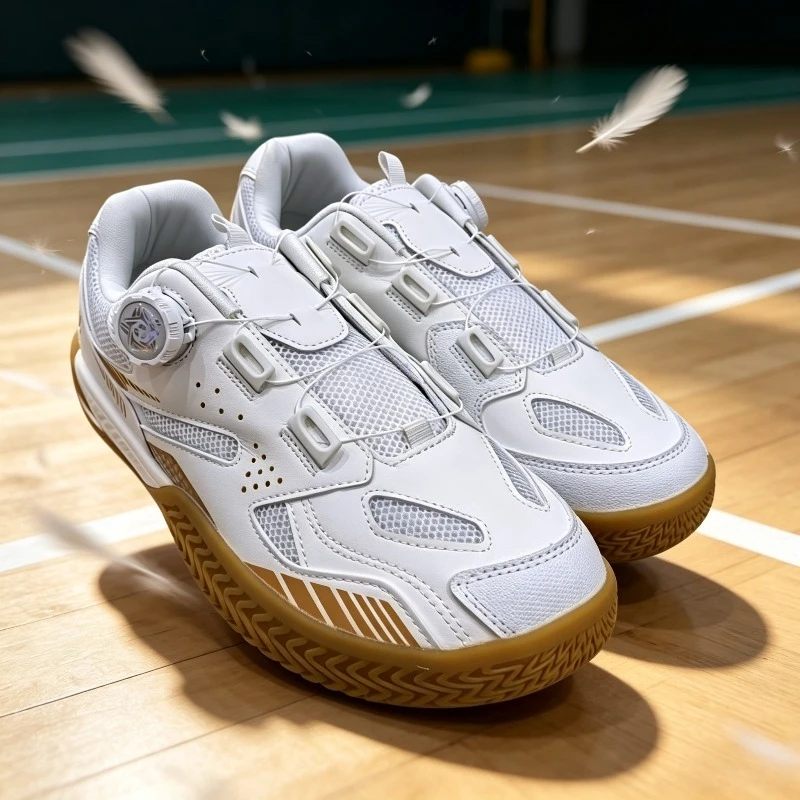 2026 New Luxury Badminton Mens Shoes Comfortable Indoor Court Shoes Men Non-Slip Tennis Shoes Man Top Quality Table Tennis Shoe