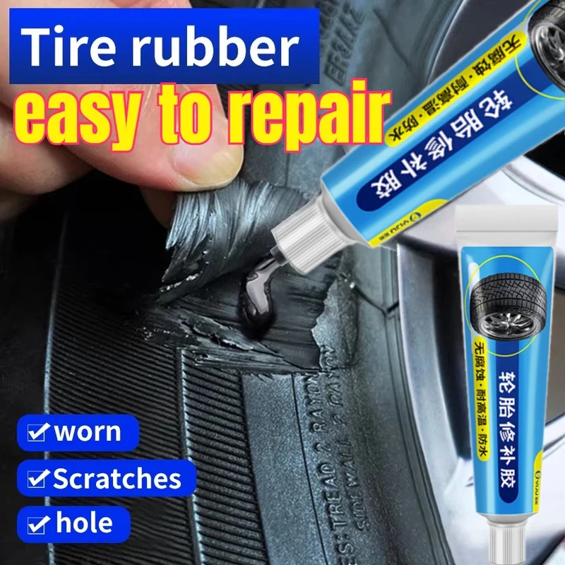 

Strong Liquid Tire & Leather Repair Glue Instant Bond Wear-Resistant Non-Corrosive Rubber Adhesive