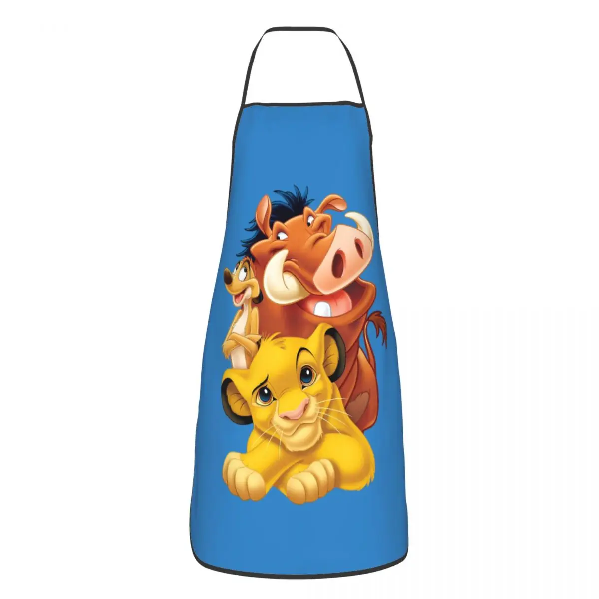 Custom Bib The Lion King Simba Apron Men Women Unisex Adult Chef Cooking Kitchen Cartoon Movie Tablier Cuisine Painting