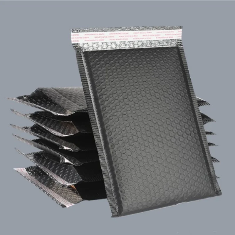10pcs Black Bubble Envelope Bag Waterproof Foam Transport Express Bag Self Adhesive Packaging Sorting Bag - view 3