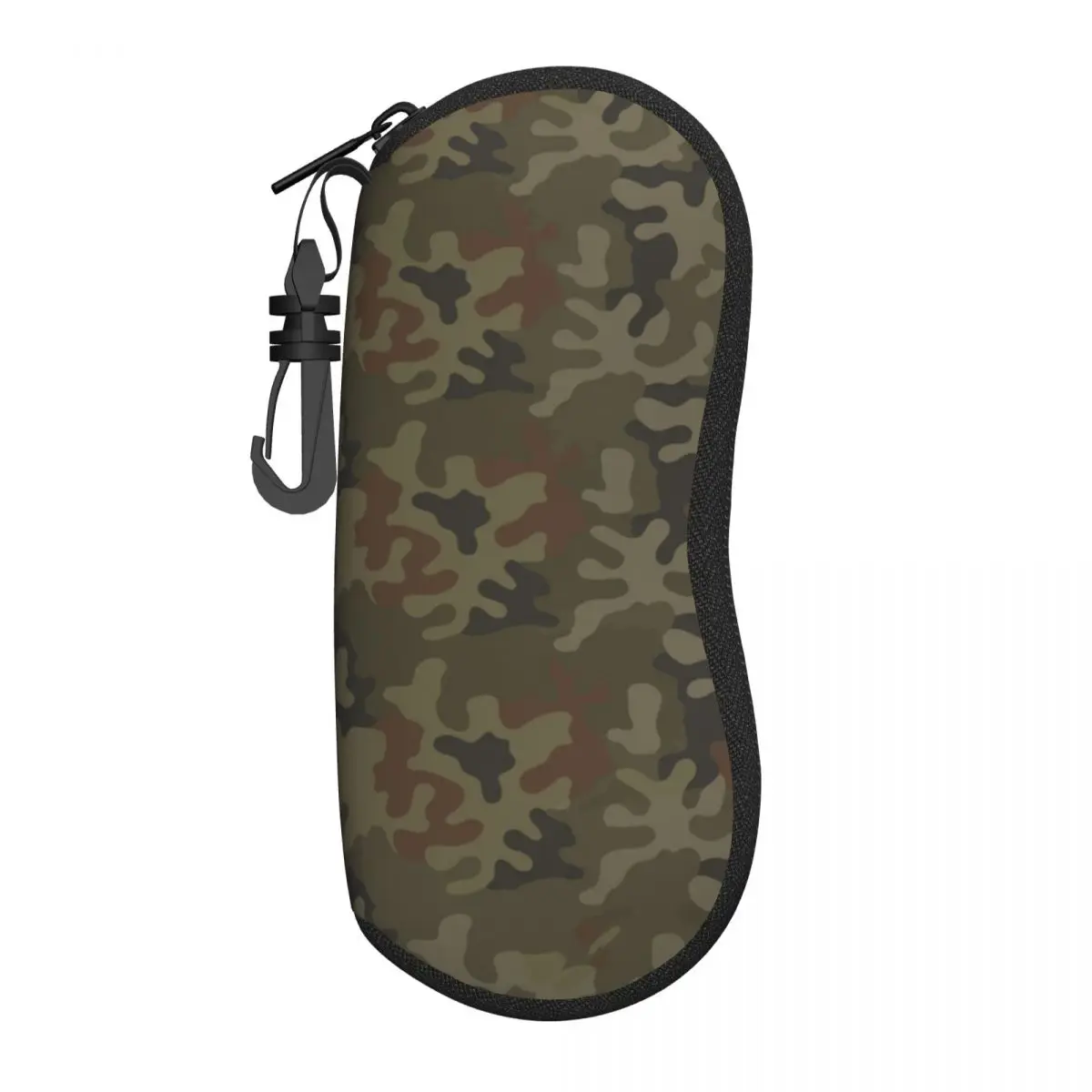 Polish Camouflage Pattern Glasses Case Protective Accessories Army Military Camo Eyeglasses Box Charming Glasses Box