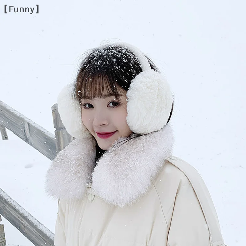 [مضحك] أغطية للأذنين كرتونية لطيفة وعصرية، أغطية للأذنين سميكة ودافئة للشتاء مضادة للتجمد