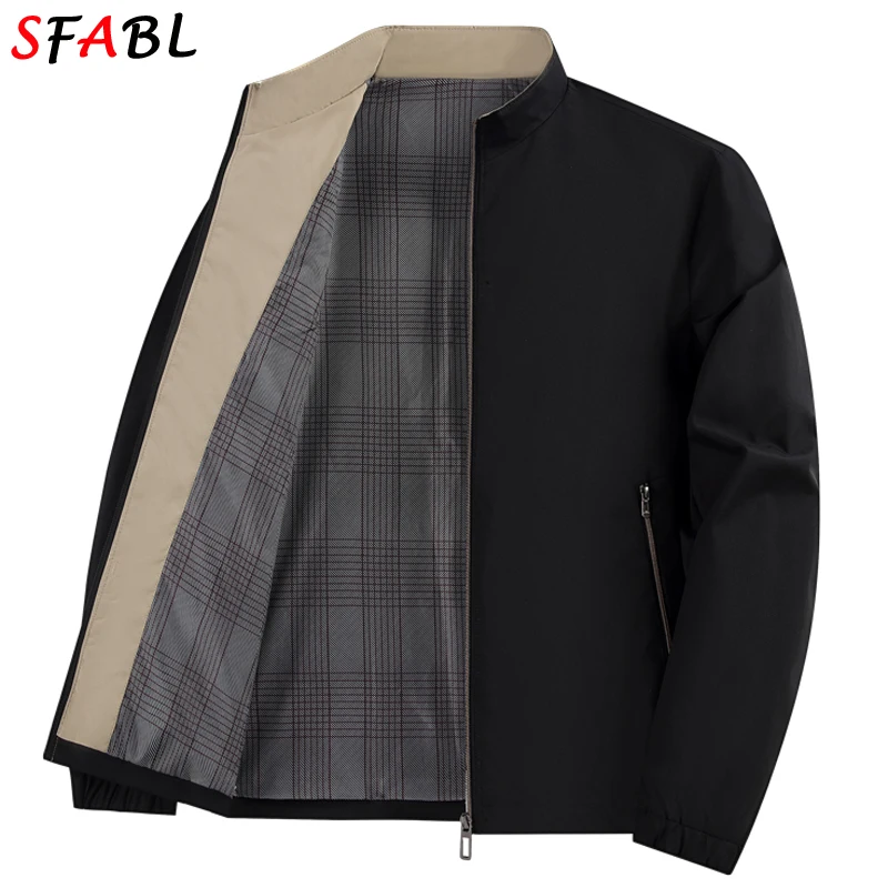 

Spring Autumn Casual Jacket Men Overcoat Solid Color Fashion Slim Fit Jackets for Men New Arrival Autumn Men's Jacket Youthful