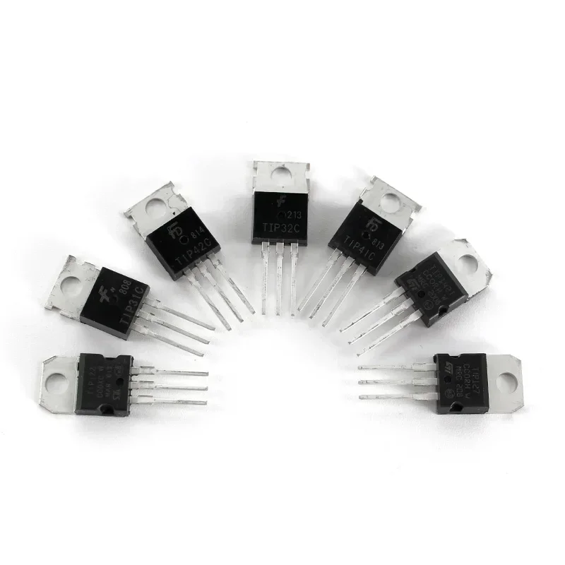 5/10pcs transistors DIP TIP122 TIP127 TIP142 TIP147 TIP31C TIP32C TIP41C TIP42C Transistor TO220 plug-in