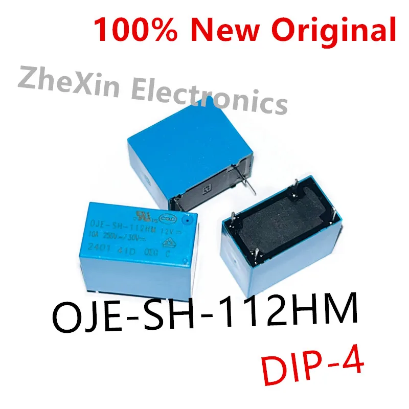 10PCS/Lot    OJE-SH-112HM 、OJE-SH-112HMF 、OJE-SH-112DM 、OJE-SH-112LMHF   DIP-4   New universal power relay SPST