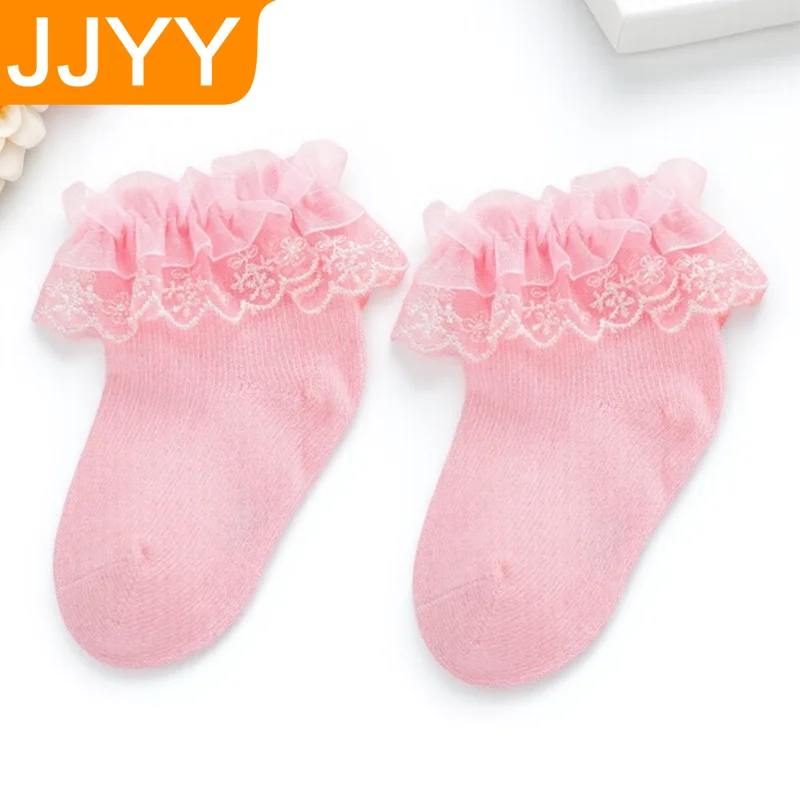 

Cotton Lace Socks for Babies Girls 0-1 Years Short Princess Socks Summer Spring Autumn Baby Accessories