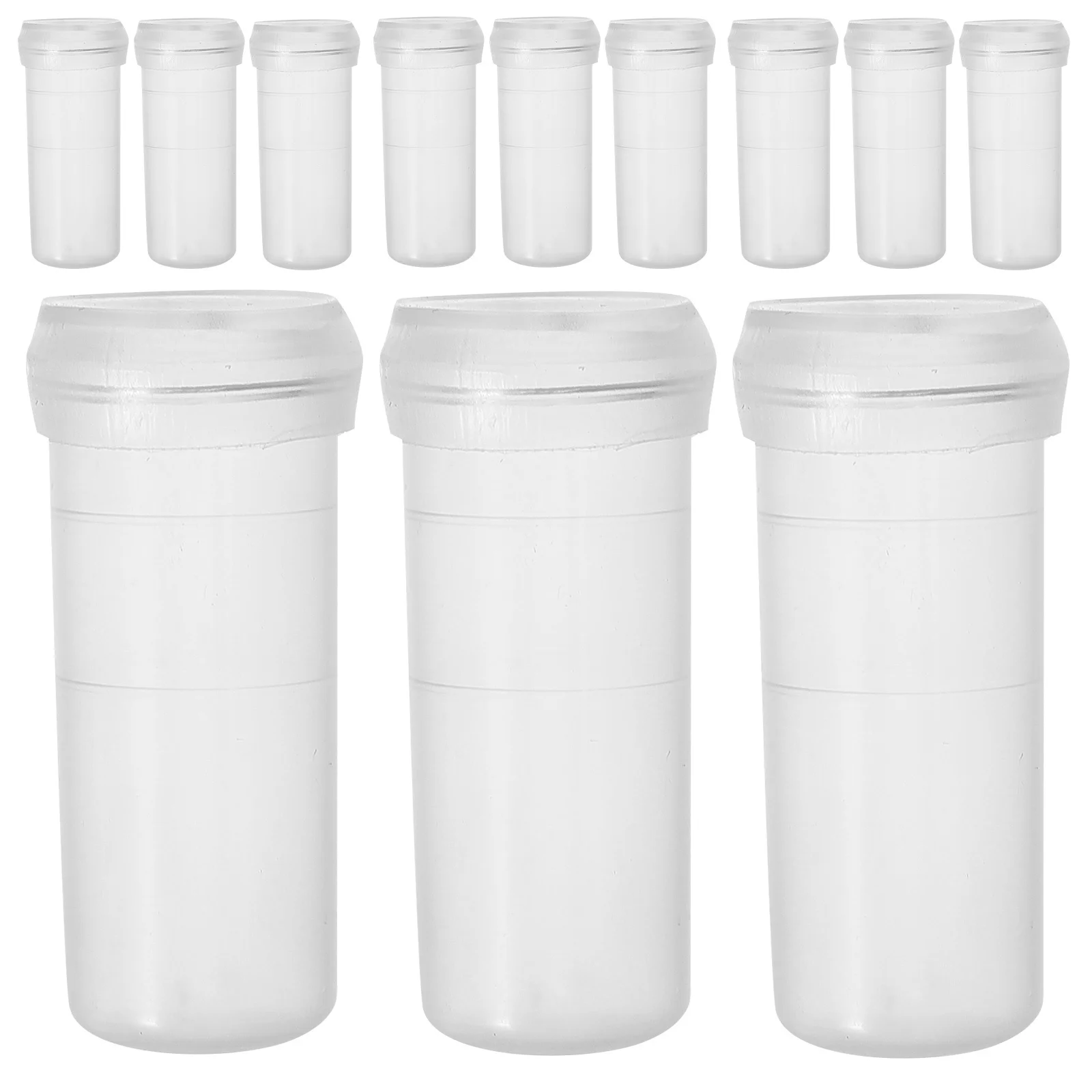 190 قطعة من أنابيب الأزهار البلاستيكية الشفافة تقفل الرطوبة يقلل من تغييرات المياه مثالية للمبتدئين قوارير الأزهار أنبوب بلاستيكي