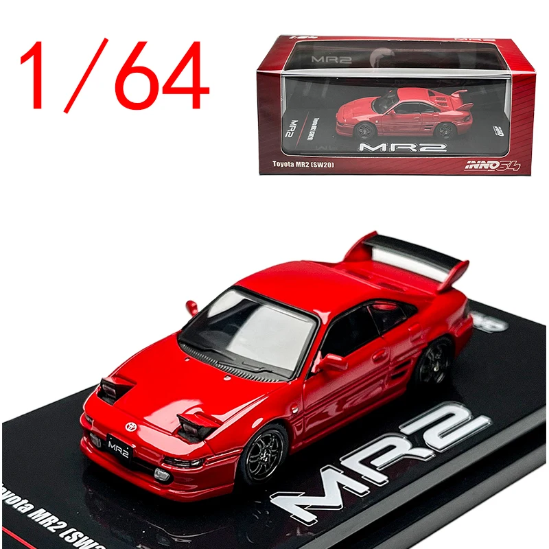 

INNO литой под давлением масштаб 1/64 TOYOTA MR2 SW20 модель автомобиля из сплава, игрушки для мальчиков, подарок