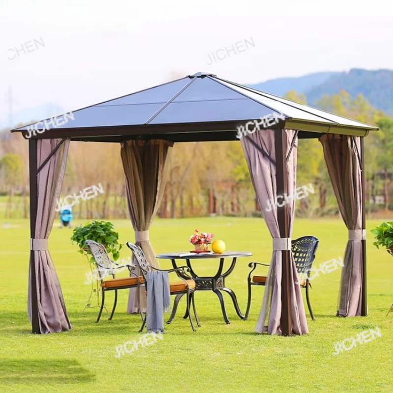 

High-end Luxury Wedding Outdoor Gazebo European-style Canopy Garden Villa Gazebo Tent Leisure Patio Umbrella