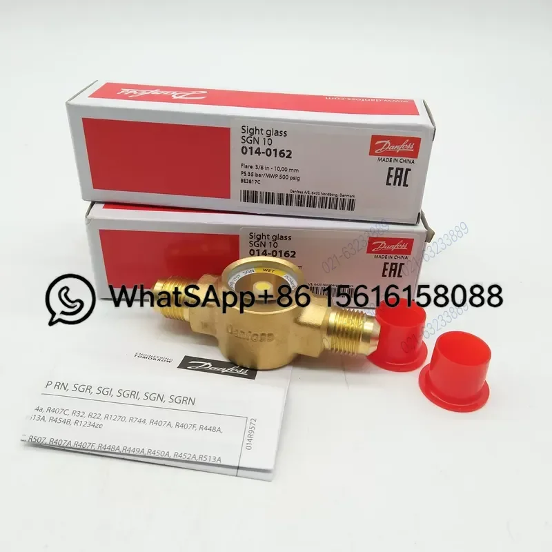 Danfoss Refrigerant Sight Glass SGN10 014-0162 SGN6 16 SGN12 014-0163   Screw Type Liquid Indicator Mirror View Port for