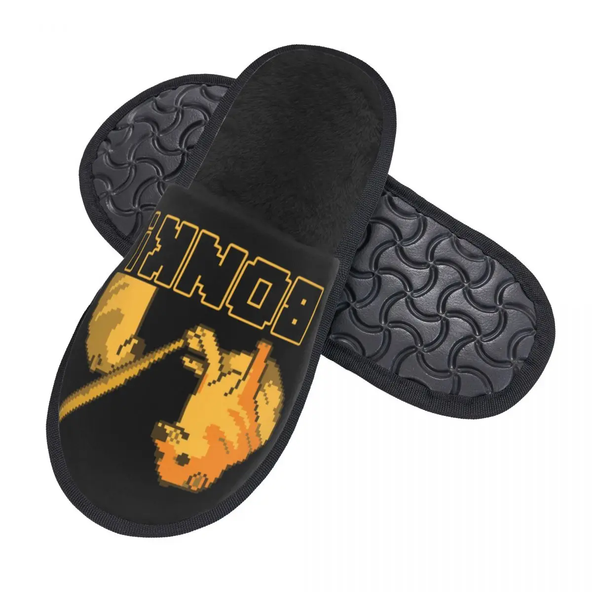Custom Cheems Bonk Meme Pixel Art Comfy Scuff Memory Foam Slippers Women Shiba Inu Dog Bedroom House Shoes