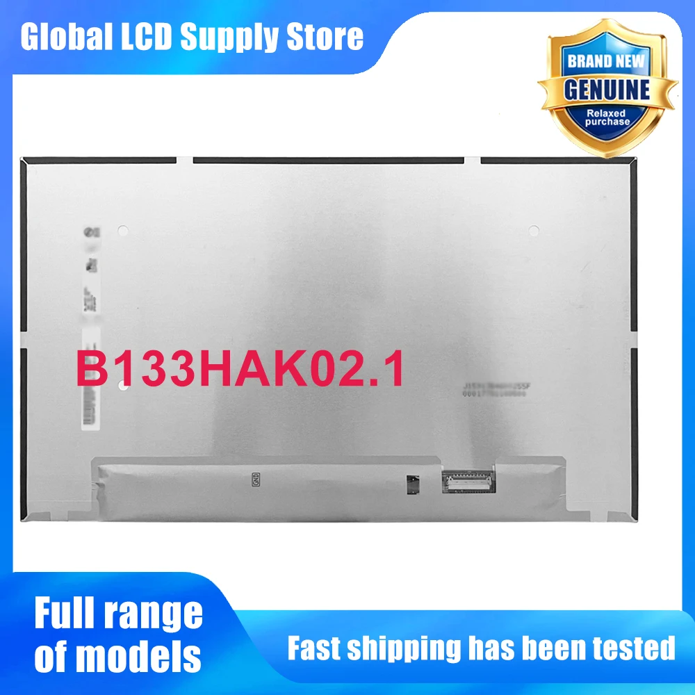 B133HAK02.1 13.3 inch Laptop Lcd Screen Fhd Ips Panel Touchscreen for Notebook Repair Replacement Assembly OEM Standard