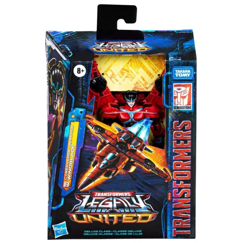 In Stock Transformers Toy Legacy United Deluxe Cyberverse Universe Windblade Action Figure Robot Cityspeaker Anime Figures Gift