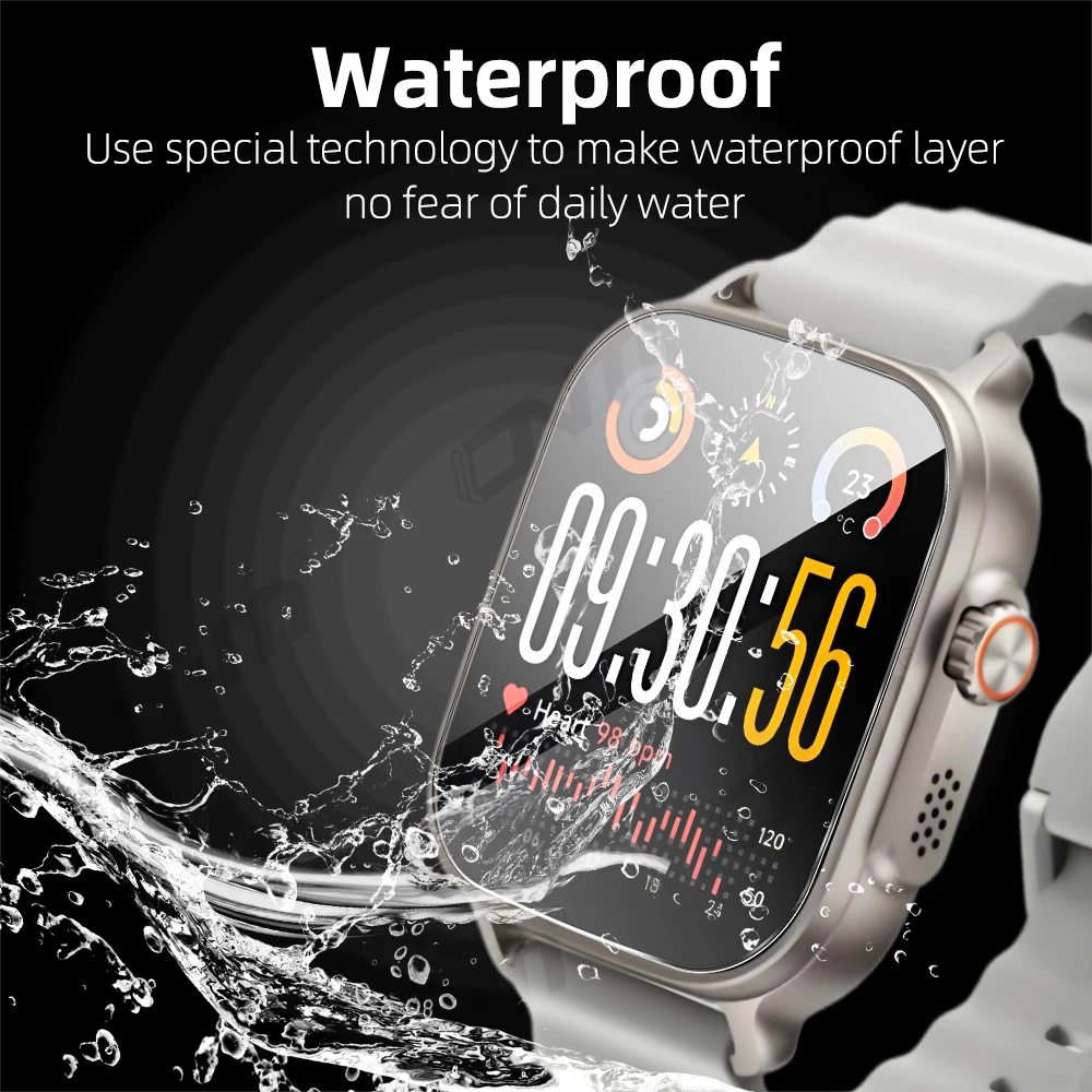 9H Tempered Glass for Realme Watch 5, Premium Screen Protector Durable HD Anti-scratch Film for Realme Watch 5 Accessories