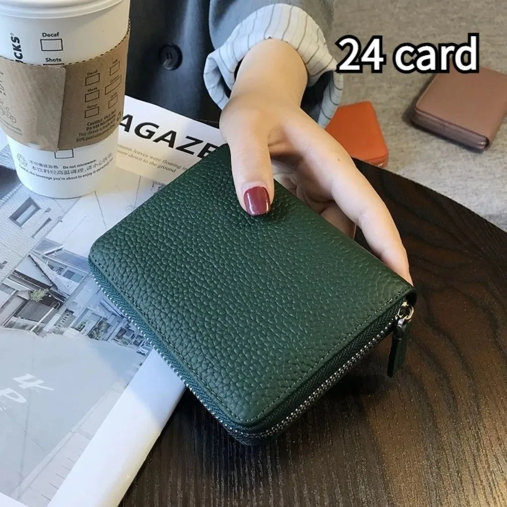 

Портативная короткая подвесная сумка для карт с несколькими отделениями, многофункциональный кошелек для нескольких карт, красочный держатель для карт на молнии для девочек