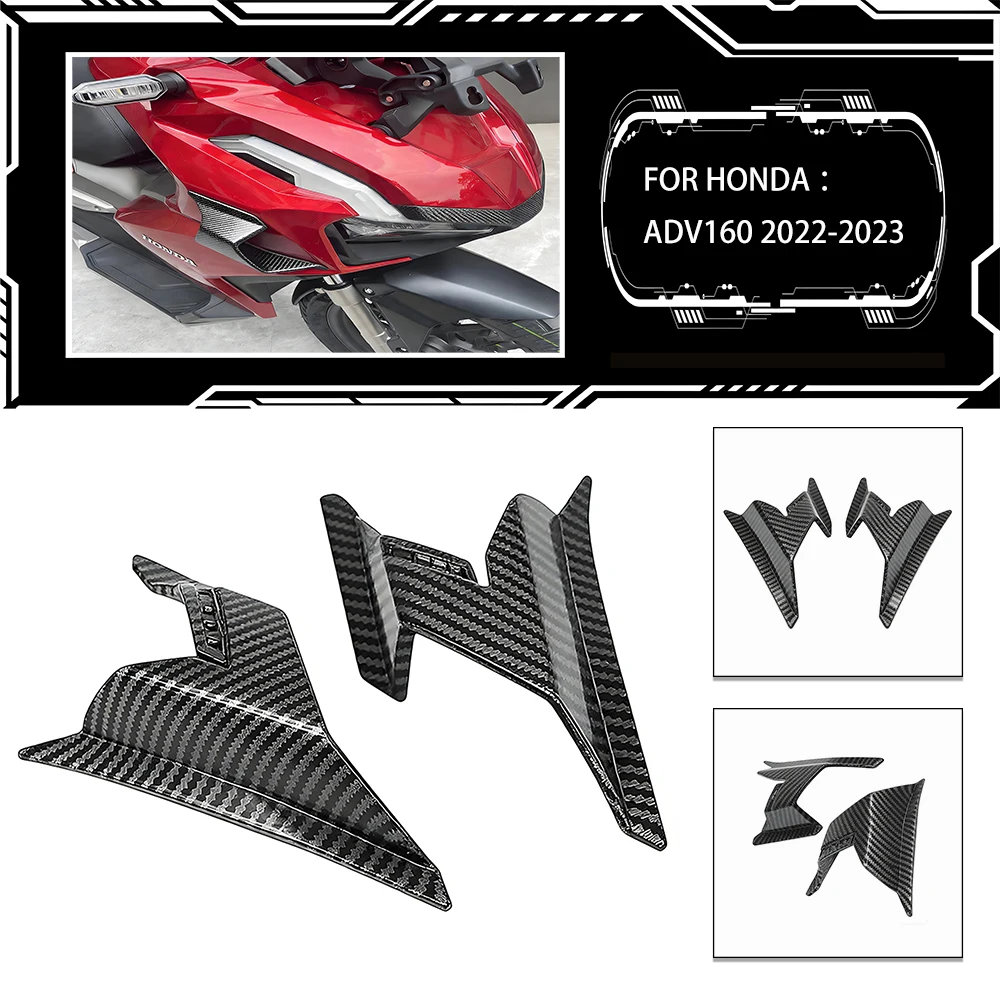 Motorcycle modification small wing, side wing, windshield, left and right wind deflectors suitable for Honda ADV160 2022-2023