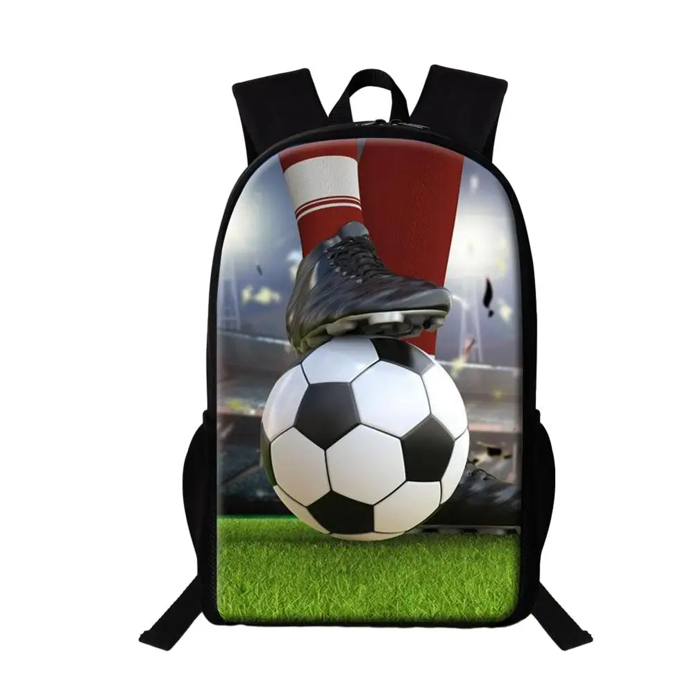 

Basketball Football Bookbag For Teen Boys 16 Inch Large School Bags Student Daily Backpack Men's Travel Multifunction Knapsack