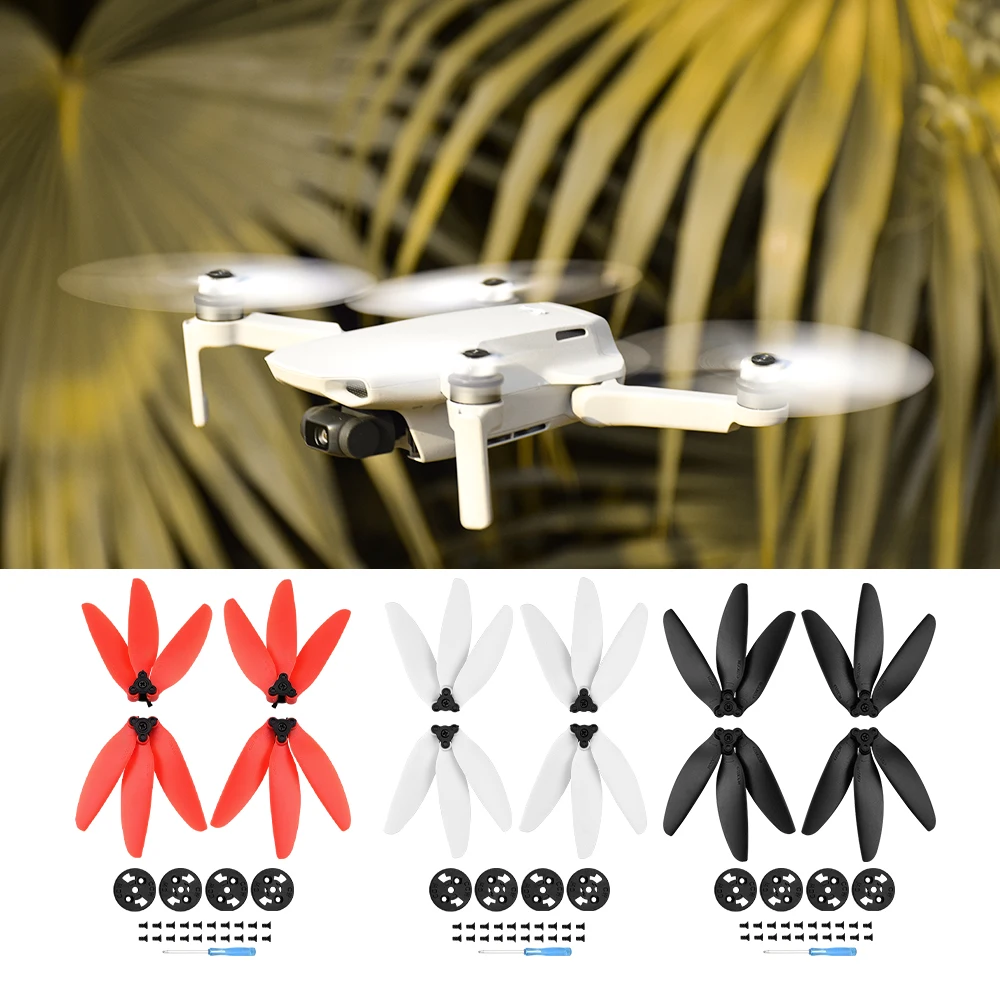 Three-blade Propeller for DJI Mavic Mini /Mini 2/SE Drone Light Weight Props Blade Replacement Wing Fans Spare Parts Accessory