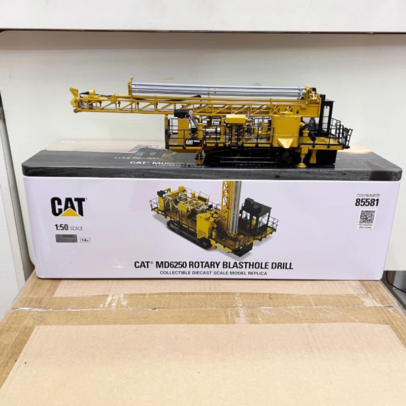 DM литой под давлением масштаб 1:50 CAT MD6250, роторная буровая установка, модель инженерного автомобиля из сплава 85581, коллекция, сувенирные демонстрационные украшения