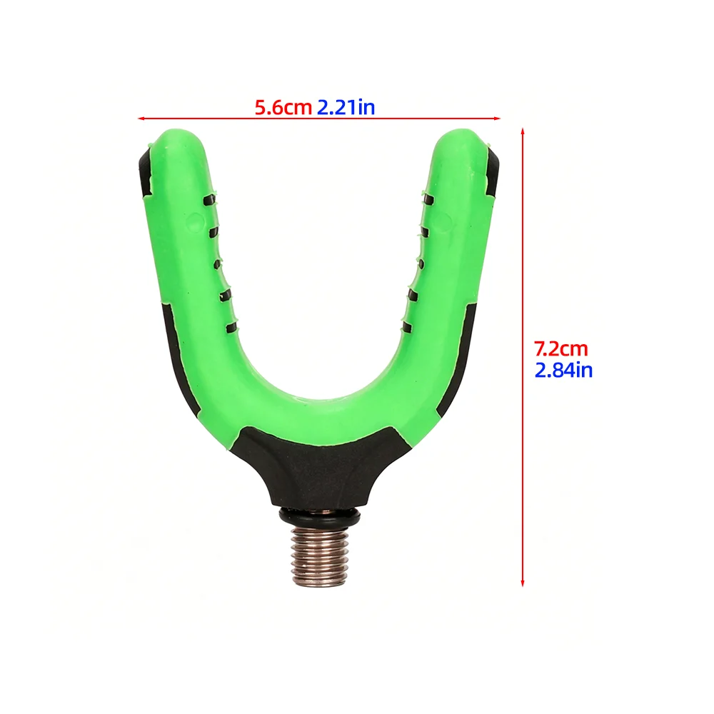 Hirisi 4pcs Carp Fishing Rod Rest Head Holder EVA Soft Anti Slip Y Shape Rod Support Bracket for Bank Stick Fishing Stand view 3