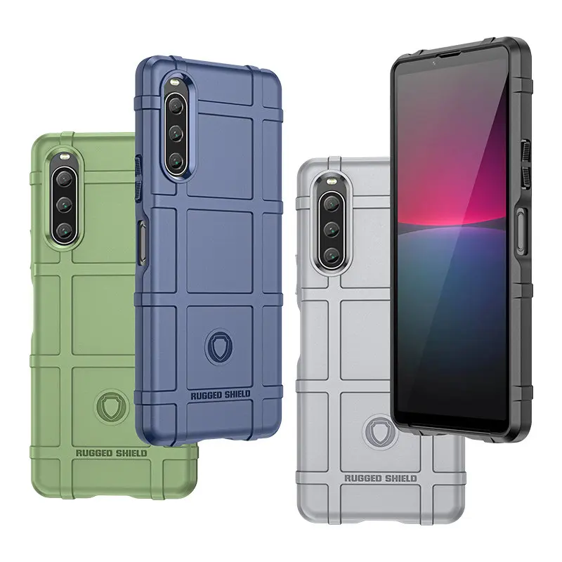 For Sony Xperia 10 V Case Silicone Bumper Rugged Shield Shockproof Soft TPU Back Cover Case for Sony Xperia 10 V XQ-DC54 XQ-DC72