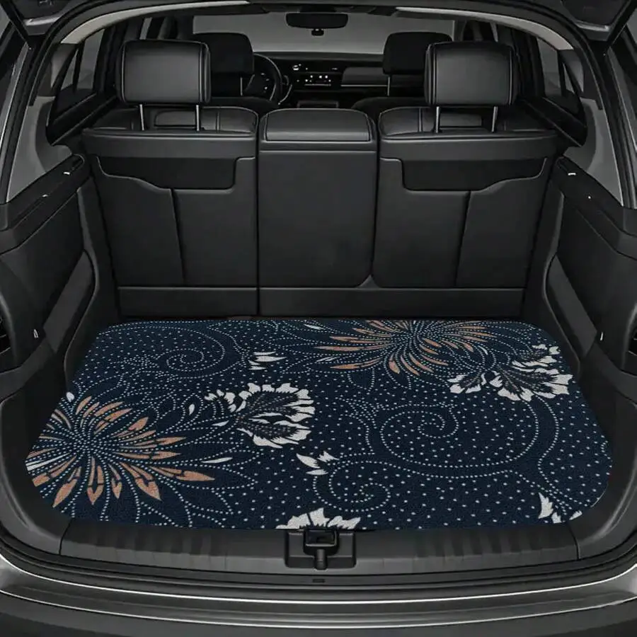 Durable Trunk Mat, Bohemian Style, Suitable For Use In The Car, Enhances Driving Comfort, Suitable For Trucks, Sedans, SUVs,