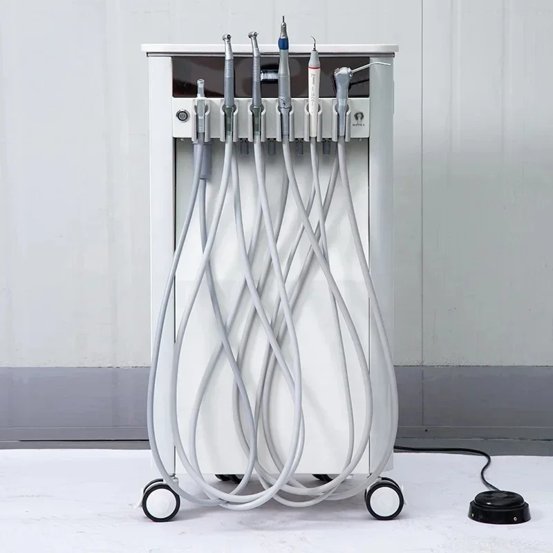 

Por Removable Cart Veterinary den-tal Unit with Suction for Animal Teeth Cleaning Mobile den-tal Practice Equipment