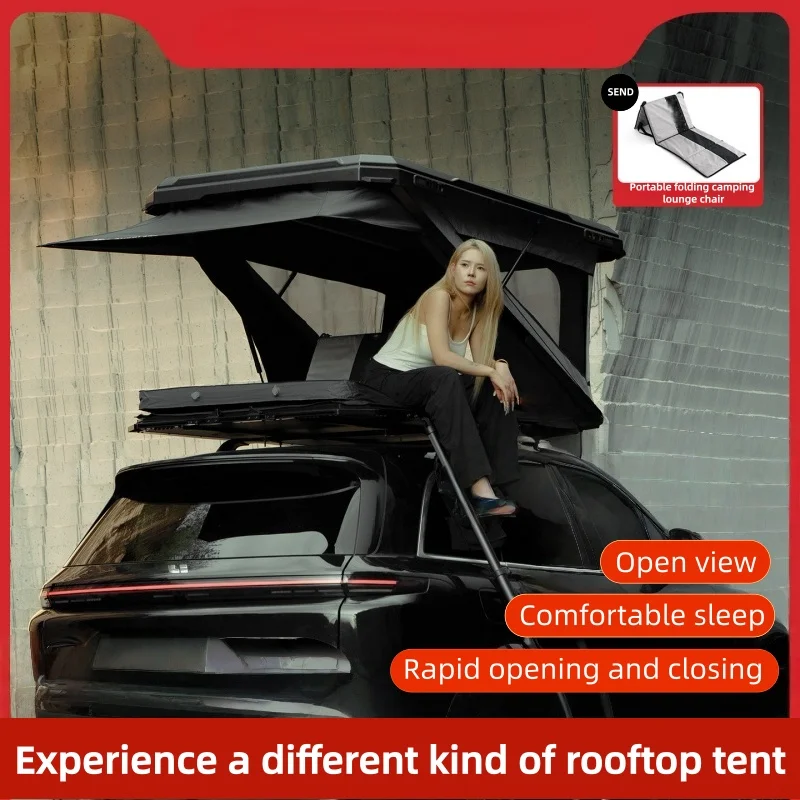 

Автономный туристический тур на автомобиле с полностью автоматическим складным тентом-палаткой на крыше, устанавливаемым на кузов, с функцией подъема и опускания, жесткая крыша