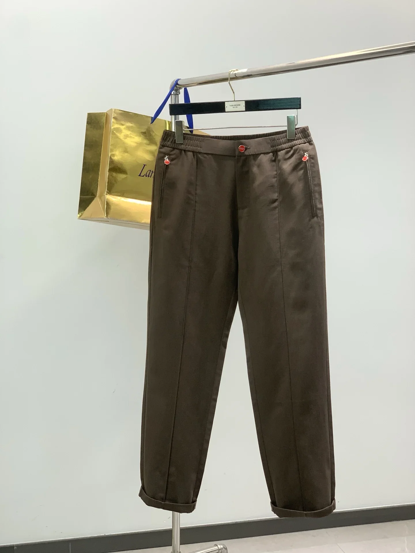 Kiton 2026 Spring Latest Old Money Style Men's Fashion Casual Pants