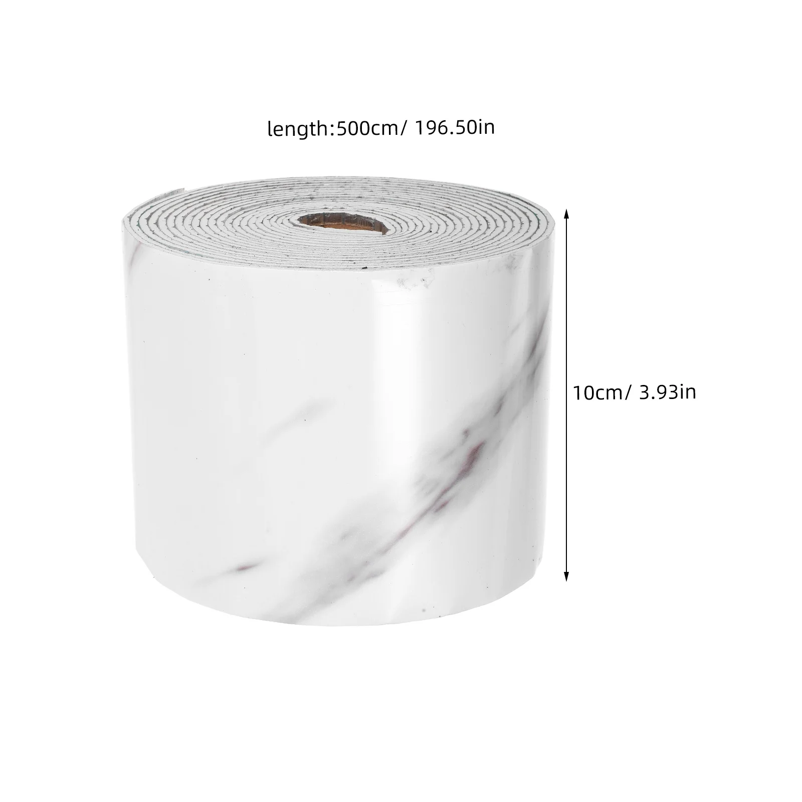 1 Rolka Wodoodpornej Listwy Ochronnej z PVC Samoprzylepnej do Narożników Ścian, Naklejana Listwa Ozdobna do Kuchni, Łazienki, Dekoracyjna Listwa Podłogowa