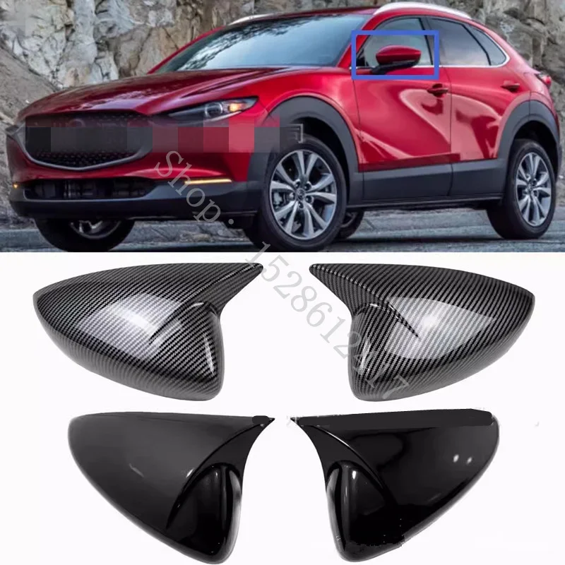 

for Mazda CX-30 CX30 2020 2021~2024 Car accessories ABS Rearview mirror cover Trim/Rearview mirror Decoration styling