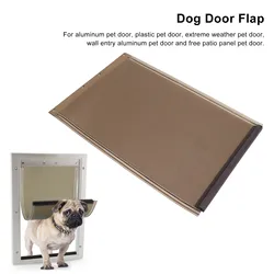 Dog Door Flap Impact Resistant TPU Dog Door Replacement Flap For Aluminum Pet Door Plastic Pet Door