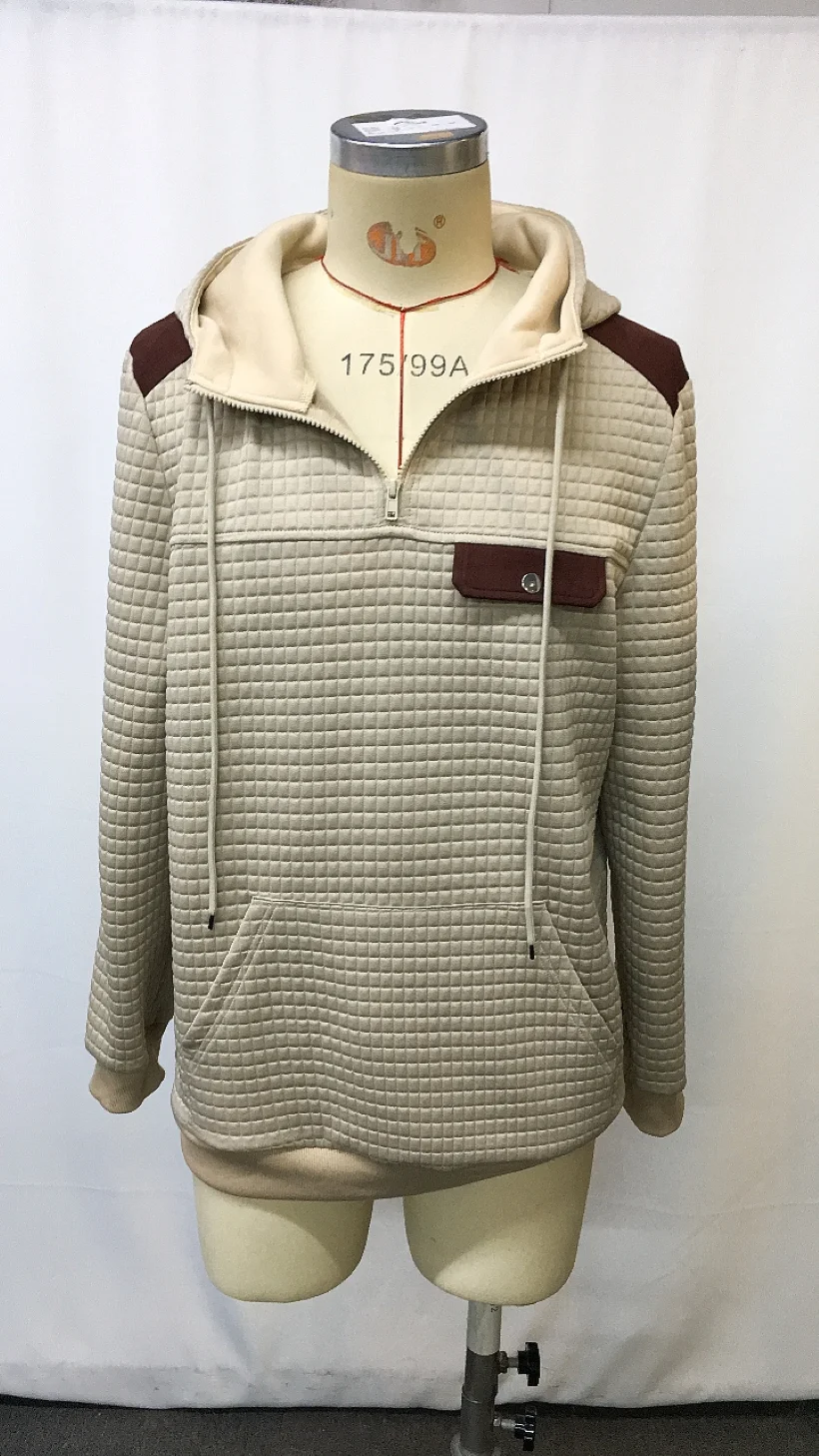 Men's Vintage Corduroy Sweatshirt - Contrast Button Stand Collar Long Sleeve Retro Pullover Casual Streetwear 2025 Fashion