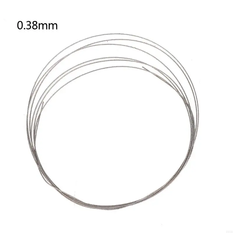 1m 0.26/0.38mm Metal Wire For Diamond Emery Glass DIY Cutting B95B