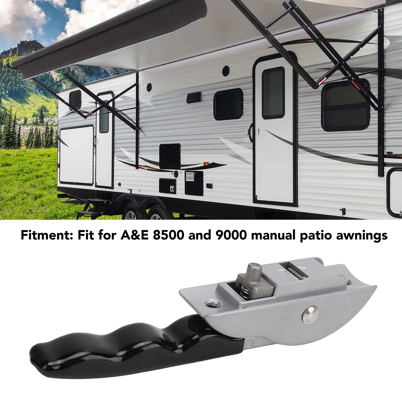 RV Awning Lift Handle 830644 Deluxe Handle for A&amp E 8500 and 9000 Manual Patio Awnings RV Awning Lift Handle Rv Awning Handle