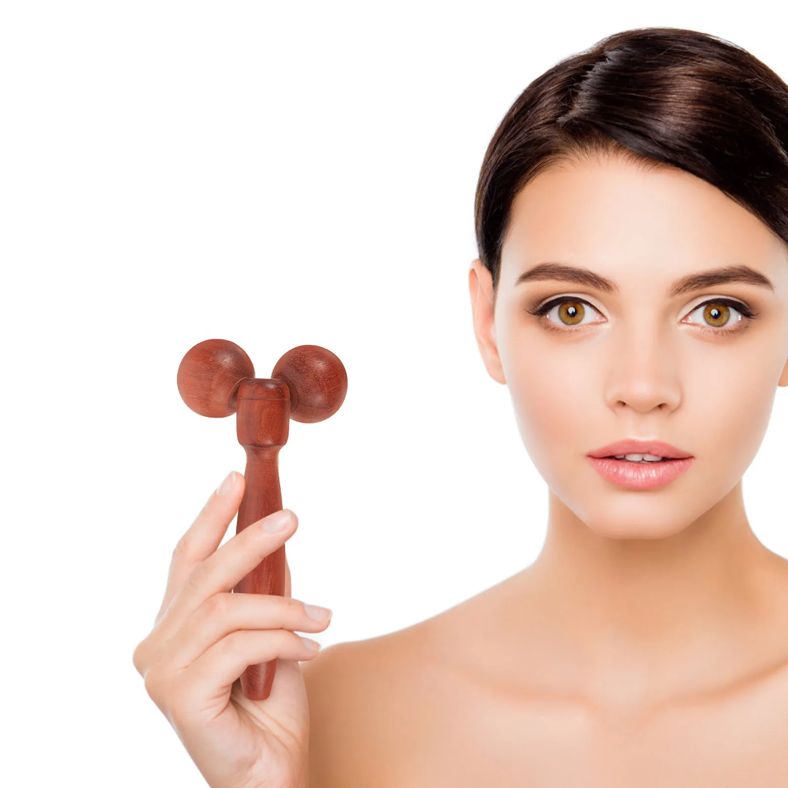 

Facial Roller Massaging Body Roller Lightweight Handheld Face Massage Tool Ergonomic Design for Neck Eye Shoulder Foot Skin Care