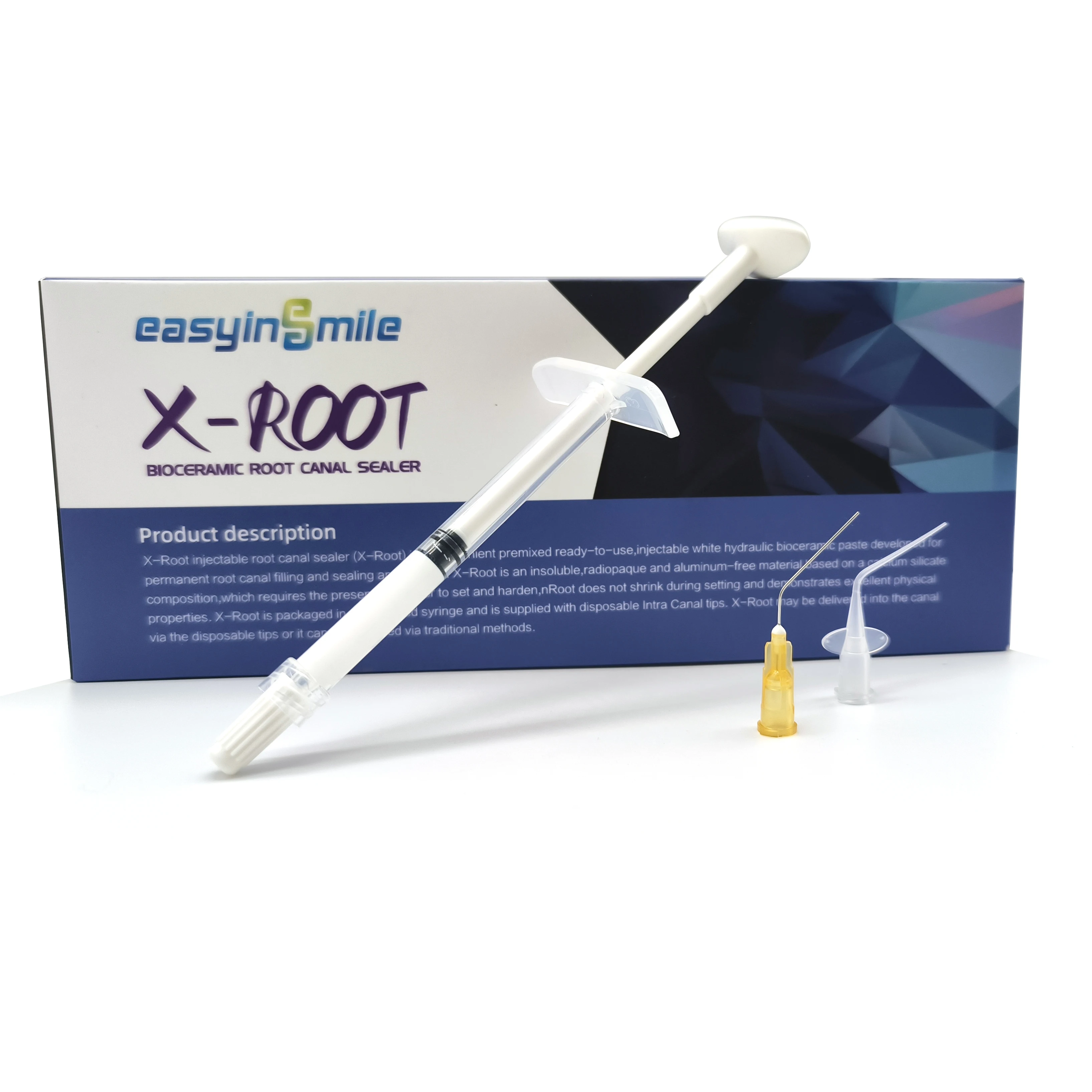 10 Stück X-Root Biokeramik-Wurzelkanal-Versiegelung für die endodontische Behandlung von Zahnärztümern, Füllmaterialien, 2 g/Spritze