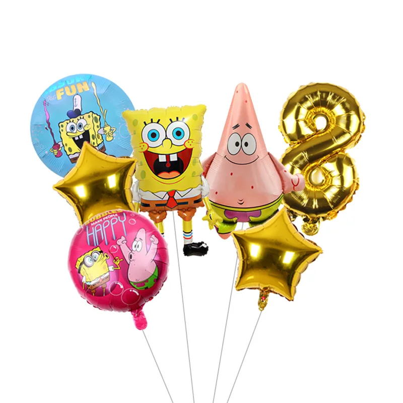 Niedlicher SpongeBob-Themen-Partykerzen-Geburtstagstorten-Topper für Kinderfeier-Dekoration – Detail 8