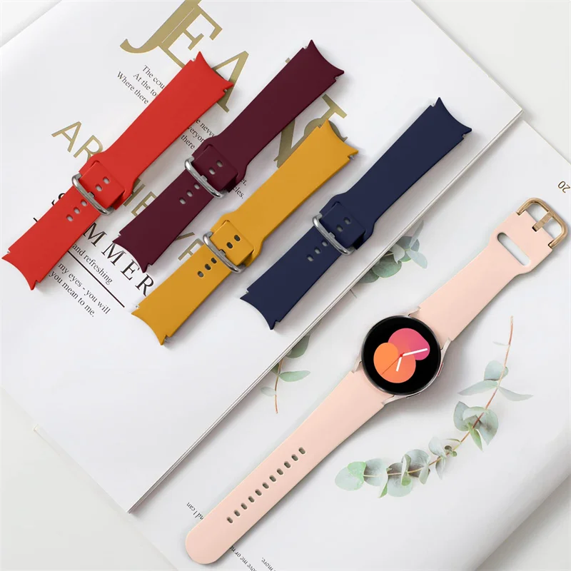 Tempered Glass+Case+Silicone Strap For Samsung Galaxy Watch 7 6 5 4 40mm 44mm 2 pack PC Screen Protective Cover Galaxy Watch 6 7