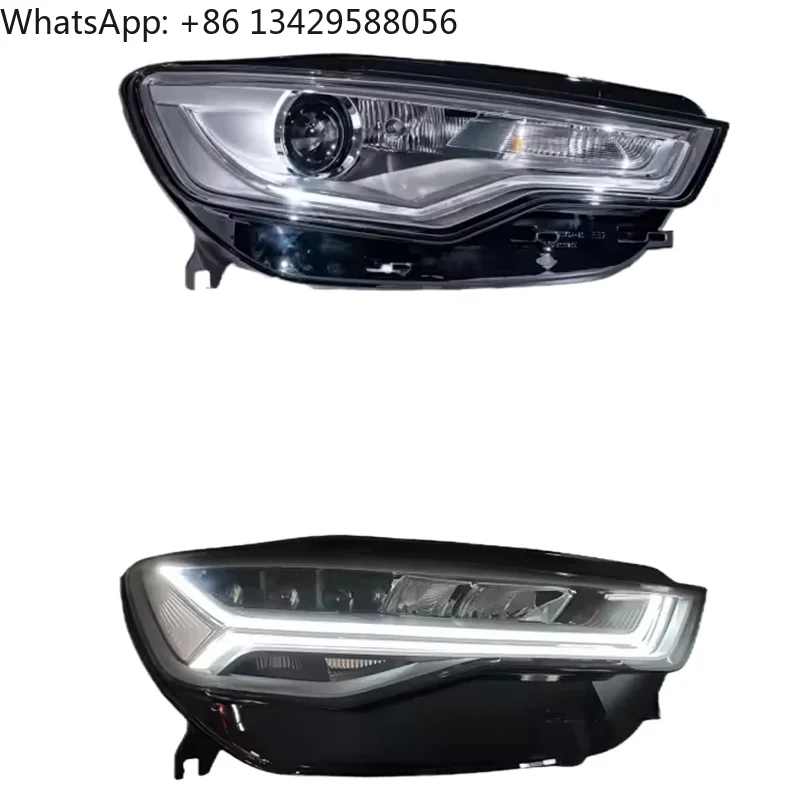 

LED Headlights for Audi A6 A6L C72012-2018 LED Headlights 100W New 6000k Color Temperature Car Accessories Upgrade Front Lamps