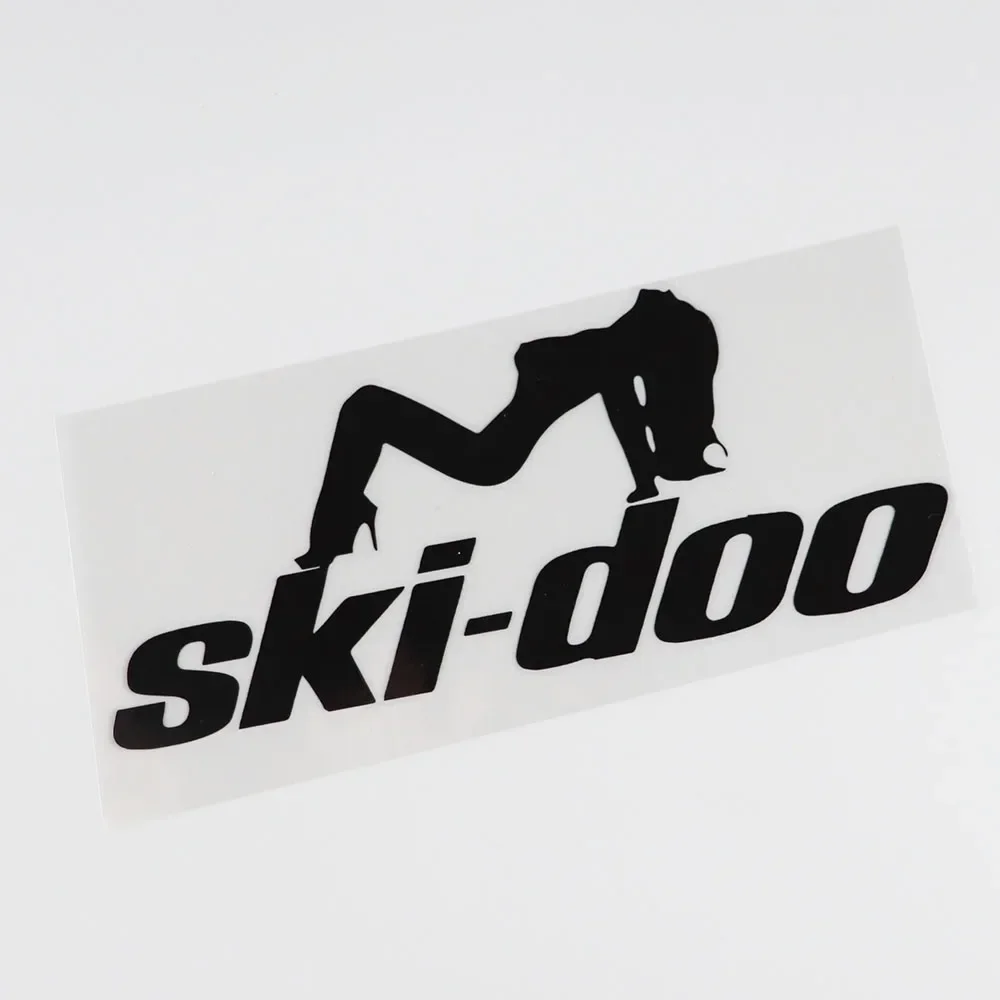 Skidoo Decals Quad Plow Snowmobie Trailer Sticker Car Sticker Car Styling Decoration Black Sliver