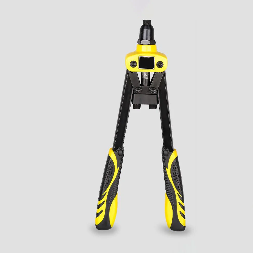 Manueller Nietschrauber, Nietschrauber aus Legierung, Handnietwerkzeug, arbeitssparendes Design, ergonomischer Griff, kompakte Größe, praktischer Doppelgriff