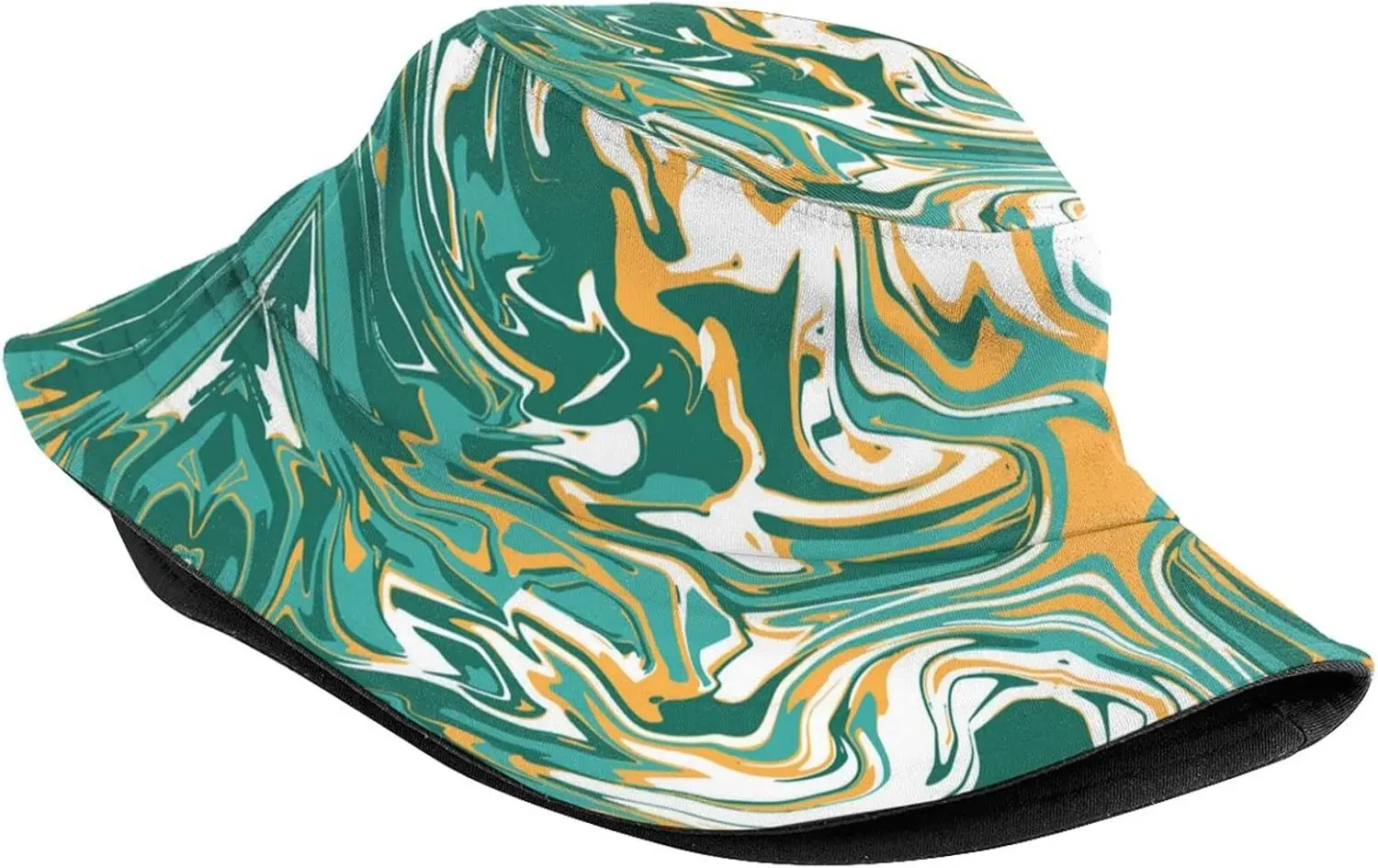 Marble Bucket Hats for Women Men Fashion Packable Summer Travel Beach Sun Hat Fisherman Cap for Adults Teens