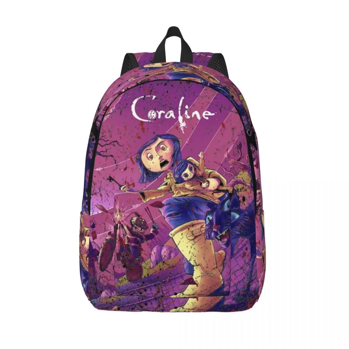 Enchanted Coralines Animation Backpack for Men Women Cool School Business Daypack Other Mother College Canvas Bags Lightweight